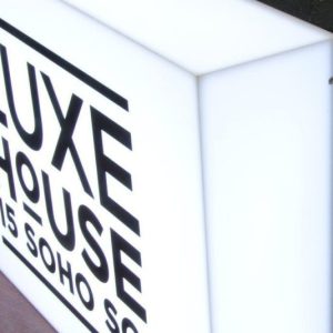 Acrylic Lightbox Standee