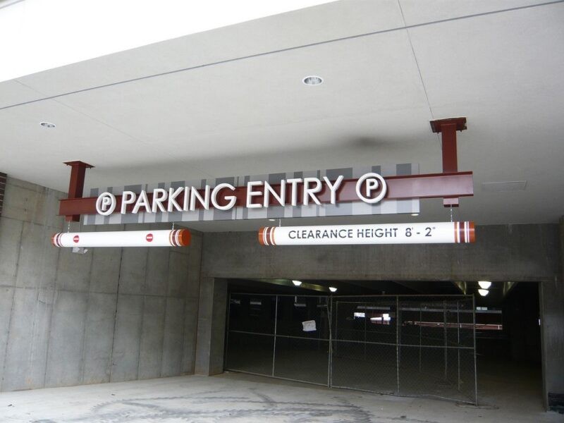 Entry Sign- Acrylic Parking