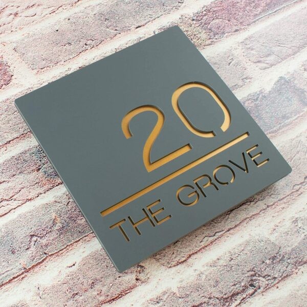 Door Sign- Laser Cut In Acrylic with Sign Backing