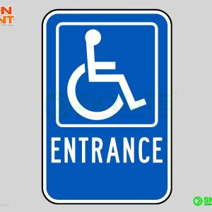 Accessible Entrance Safety Sign