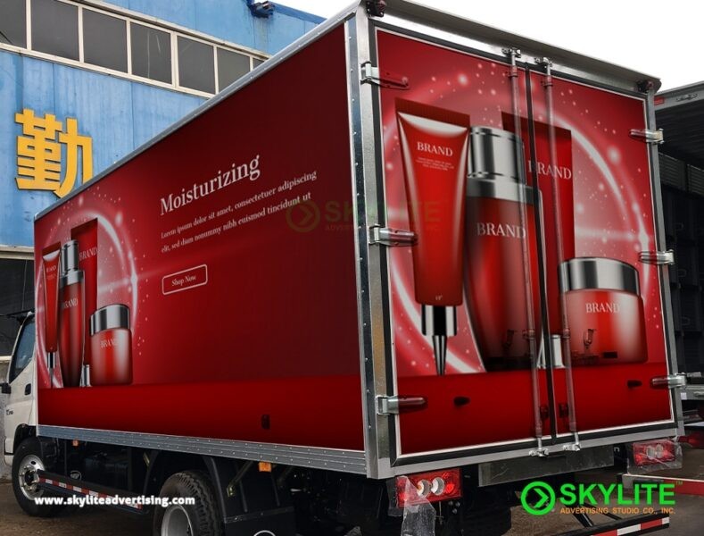 Vehicle Sign for Aluminum Truck Van 14Feet - Full Body Wrap