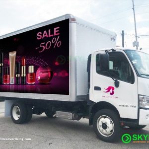 Vehicle Sign for Aluminum Truck Van Hino195 - Full Body Wrap