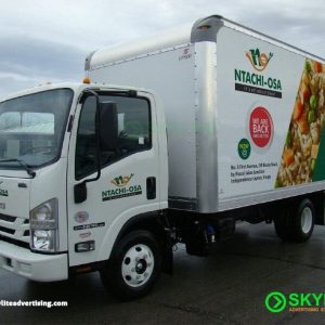 Vehicle Sign for Aluminum Isuzu Truck Van - Full Body Wrap