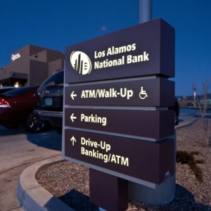 Aluminum Monument Directional Sign