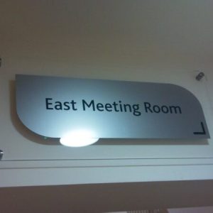 Room Sign- Sticker on Acrylic