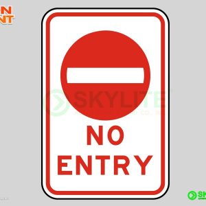 No Entry Sign Safety Sign