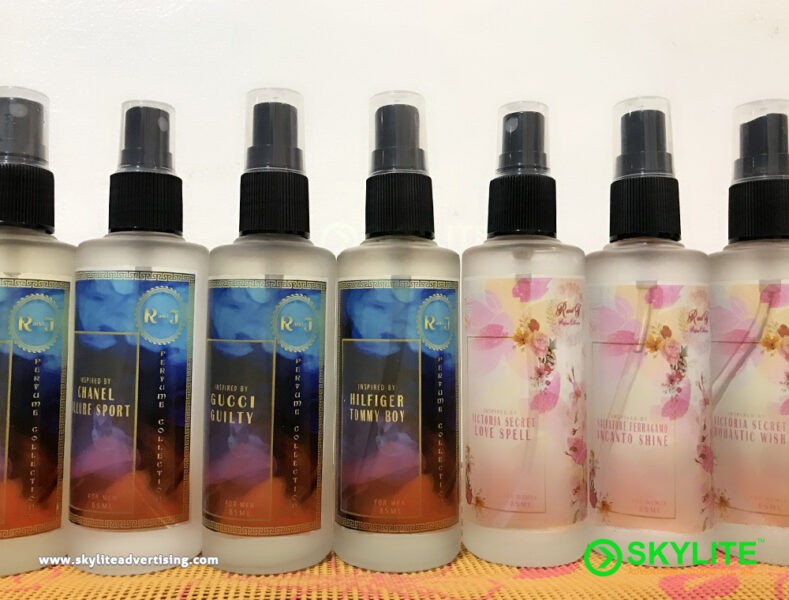 Perfume Product Label Printing