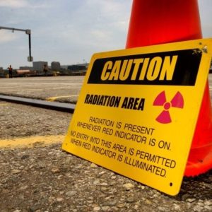 Manufacturing Plant Safety Sign- Radiation Area