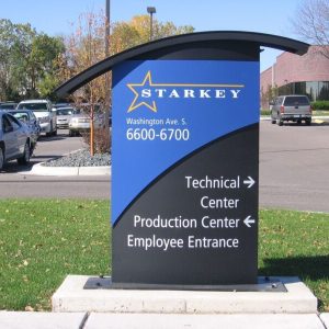 Aluminum Monument Directional Sign