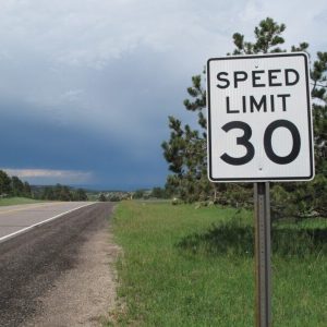 Traffic and Street Sign- Reflective Speed Limit