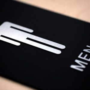 Acrylic Mens/Womens Restroom Sign