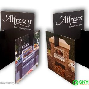 Aluminum Self Standing Table Top Sign