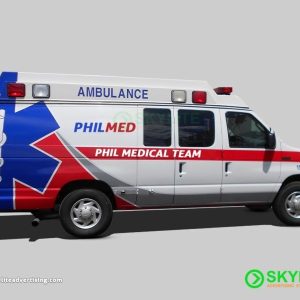 Vehicle Sign for Ward-type Ambulance - Full Body Wrap