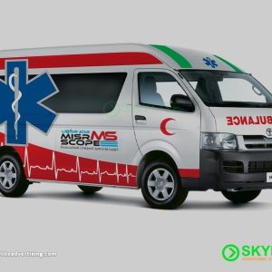 Vehicle Sign for HiAce Ambulance Full Wrap - Full Body Wrap