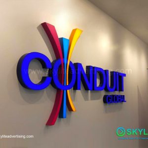 Acrylic Front Lit Logo Signage