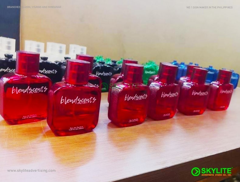 Colored Glass Perfume Bottle UV Printing - Image 2