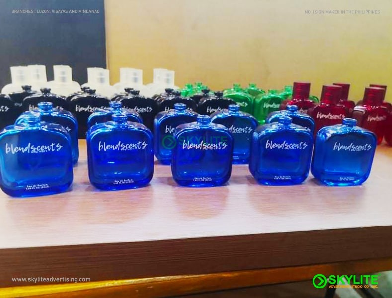 Colored Glass Perfume Bottle UV Printing - Image 4
