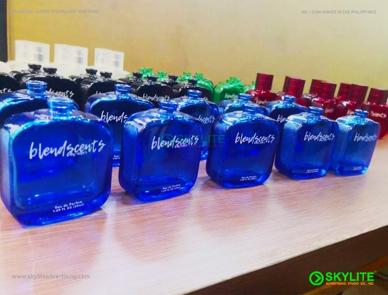 Colored Glass Perfume Bottle UV Printing - Image 5