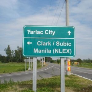 Traffic and Street Sign- Reflective Directional (with Post)