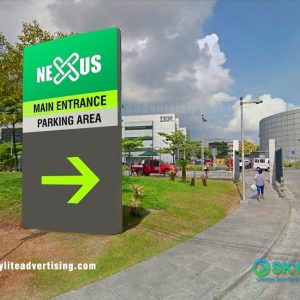 Company Entrance Lighted Directional Sign