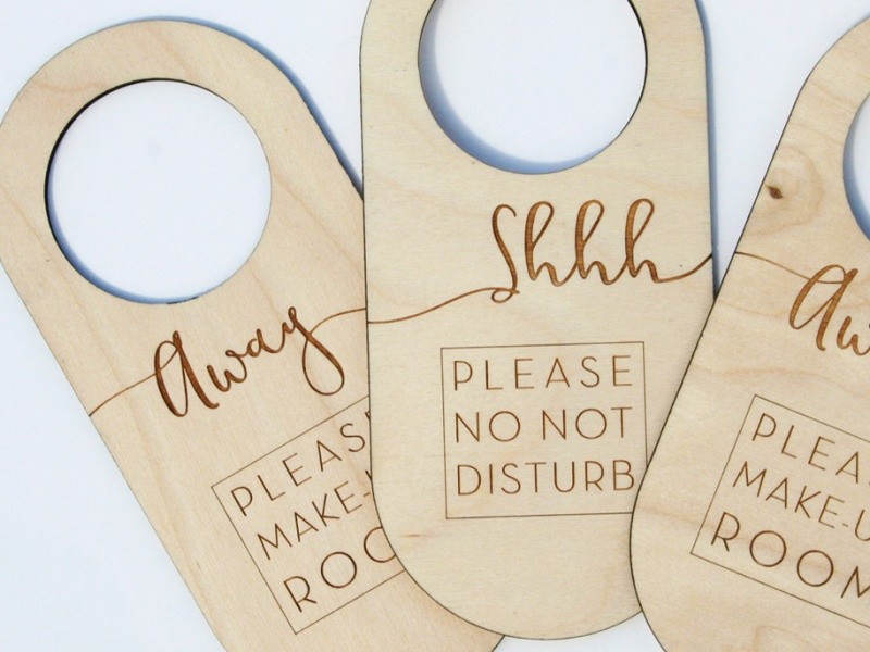 Door Sign- Craft Wood