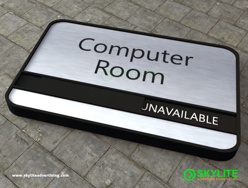 Computer Room Sign