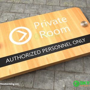 Private Room Door Sign