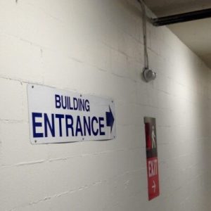 Entry Sign- Metal