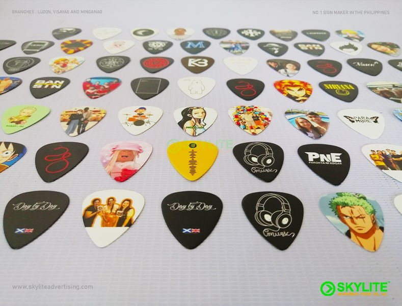 Guitar Pick UV Printing