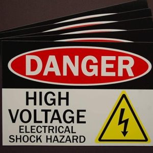 Manufacturing Plant Safety Sign- High Voltage