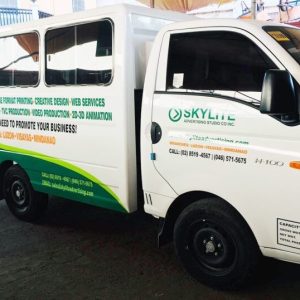 Vehicle Sign Wrap Hyundai H100 Lite