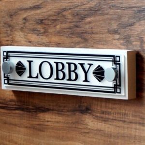 Door Sign- Acrylic with Sign Backing
