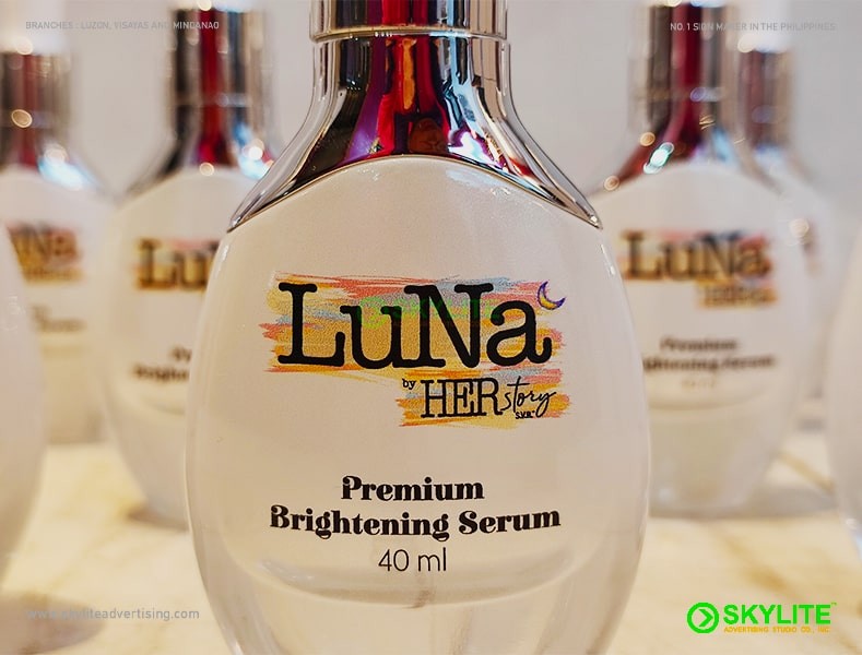 Glass Serum Bottle UV Printing