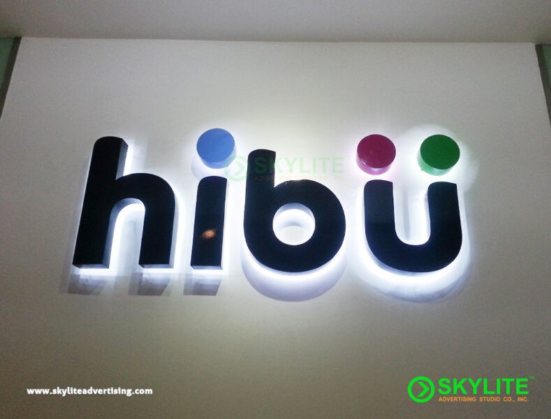 Custom Company Logo Metal Build-up Signage
