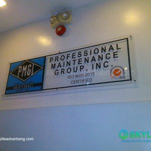 Direct UV Printing Glass Logo Signage