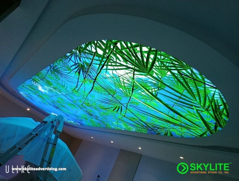 Skylight Ceiling Graphics Fabrication