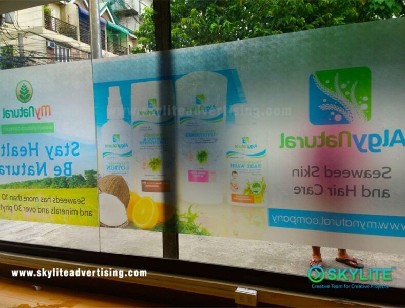 Dusted/Frosted Sticker Printing Services